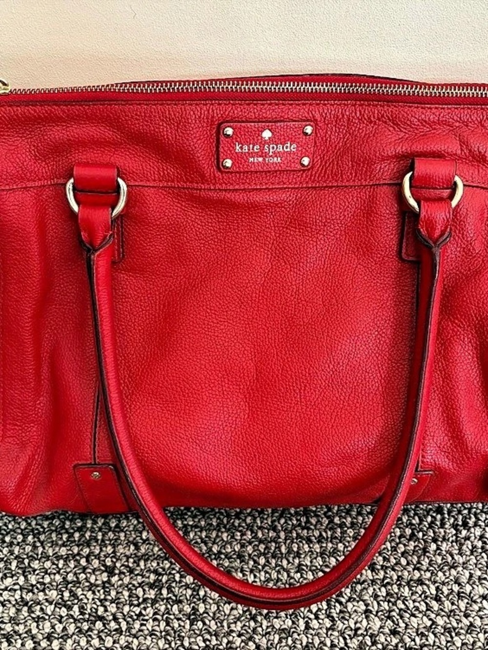 Kate Spade Red Leather Tote